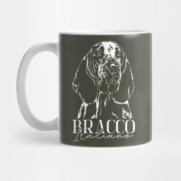 Bracco Italiano Dog Portrait by wilsigns